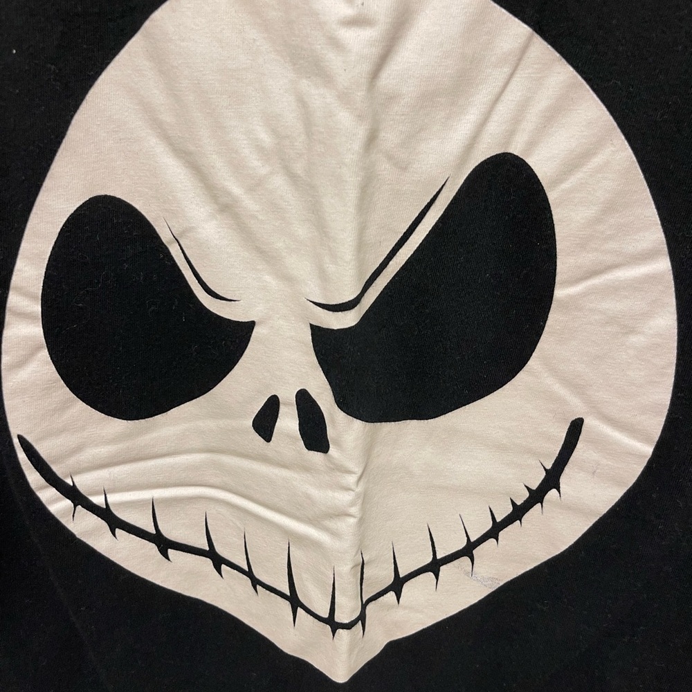 H&M Black Tee with Jack Skellington glow in the dark!. - Picture 4 of 9